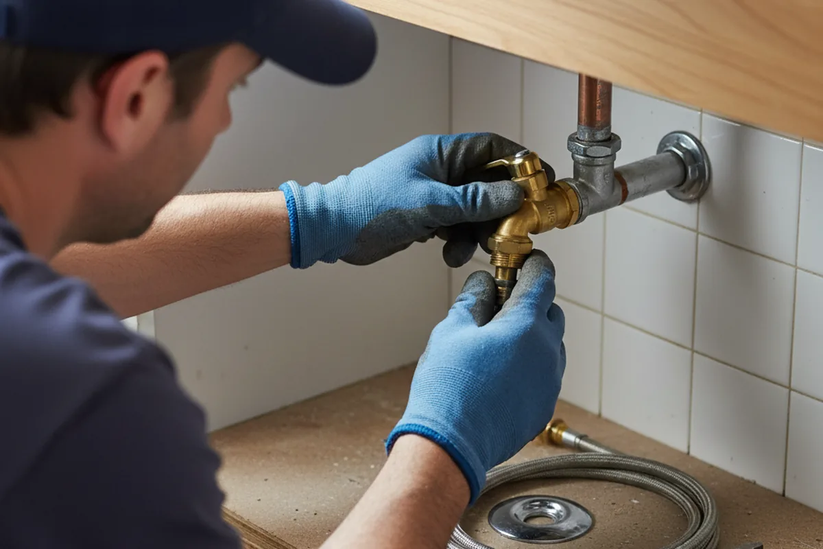 Shutoff valve and fitting work during Repiping in Fair Play